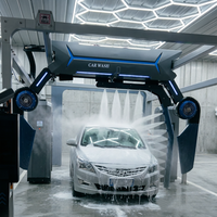 Machine de lavage de voiture électrique entièrement automatique sans contact 360° pour SUV, berline, camionnette, certifiée CE, système de lavage de voiture intelligent