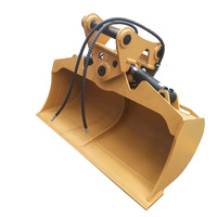 Pelle hydraulique seau inclinable 5T avec cylindres adapté aux pièces de chat