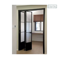 Fenêtre à battant en métal sur mesure avec cadre en aluminium et porte en verre pour usage résidentiel et hôtelier, design arqué unique
