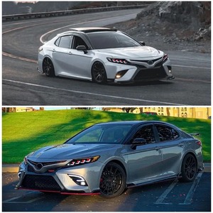 ไฟหน้ารถยนต์ <span class=keywords><strong>Camry</strong></span> รุ่นที่ 8 ปี 2018-2024 อัพเกรดเป็น LED 4 เลนส์ ดีไซน์ Devil Eye พร้อมไฟ DRL โปรเจคเตอร์คู่ อุปกรณ์เสริมสำหรับรถยนต์โตโยต้า - Product Image 6