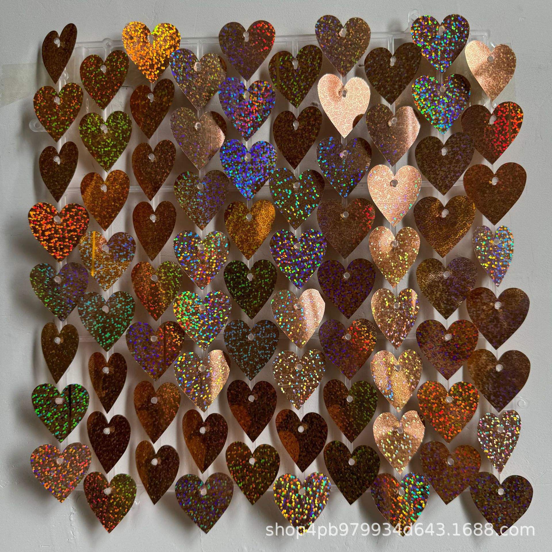 Laser heart rose gold