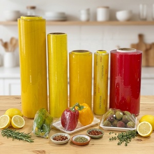 <span class=keywords><strong>Film</strong></span> alimentaire en PVC de qualité alimentaire, <span class=keywords><strong>film</strong></span> alimentaire en PVC, 300 m <span class=keywords><strong>x</strong></span> 30 cm, résistant à l'humidité, transparent, rouleau jumbo pour la cuisine, garde la viande et les fruits frais - Product Image 5