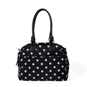 New style versatile dot handbag stylish lightweight casual large capacity travelable portable <b>bowling</b> bag shoulder bag - Product Image 3