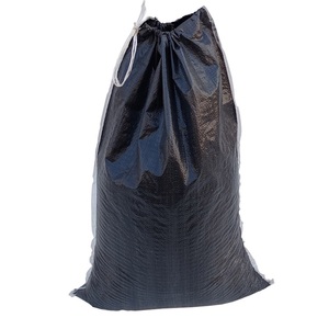 Saco de arena de polipropileno negro laminado, bolsa para arrastre de arena, fabricación de fábrica - Product Image 3
