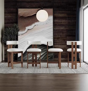 Modern Kitchen <strong>Tall</strong> <strong>Table</strong> Restaurant Furniture Luxury High <strong>Bar</strong> Stool Lamb Wool <strong>Bar</strong> Chair - Product Image 1