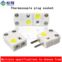 Prise en céramique résistante aux hautes températures de thermocouple de type K Composant de prise de taille de joint mâle et femelle SHX-K-M/F