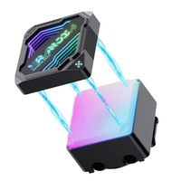 Refroidisseur liquide AIO pour processeur d'ordinateur 240 mm avec ARGB PWM, nouveau design, radiateur de refroidissement pour PC, accessoire AM4 AM5 LGA1700