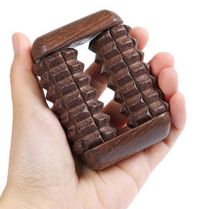 Alivio del estrés Palma Acupoint Meridian Rodillo de masaje de manos Herramientas Dedo Palma Masajeador de madera Masajeador de rodillo de madera de mano - Product Image 1