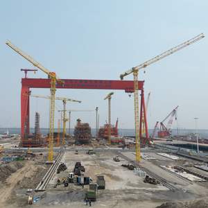 Grue à tour Dahan QTZ315 en vente, longueur du bras de 75 m, capacité de 12 tonnes, modèle 7527 pour les chantiers de construction avec composant moteur principal - Product Image 2