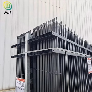 Clôture de sécurité en métal sur mesure avec capuchons de poteaux <span class=keywords><strong>pour</strong></span> allée et sport de ferme, quincaillerie et accessoires inclus - Product Image 2