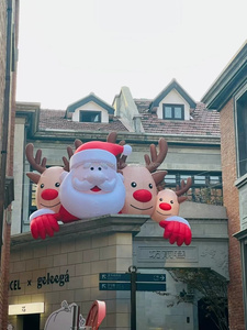 Globo Gigante de Santa Claus de Dibujos Animados, Diseño Personalizado, Publicidad para Eventos y Fiestas, Incluye Soplador, Resistente al <span class=keywords><strong>Agua</strong></span> - Product Image 5