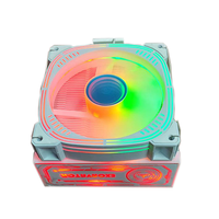 Hongyi Intel 120mm RGB Gaming PC Cooler 4 Caloducs 3PIN 4PIN PWM Ventilateur 160W TDP LED Caractéristiques Refroidissement CPU Radiateur Ordinateur