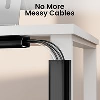 Nouveau design, best-seller : Goulotte de gestion de câbles auto-adhésive de 40 cm pour sous le bureau, accessoires pour la maison Ningbo