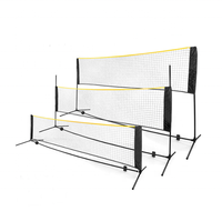 Filet de Badminton Portable intérieur et extérieur, football, Tennis, Pickleball, volley-ball