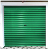 Porte de garage pliante anti-effraction en acier inoxydable fini, de fabrication professionnelle, moderne, pour villa et entrepôt personnel