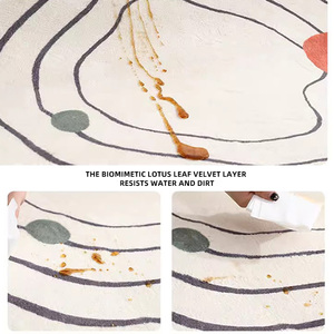 Alfombra decorativa de lujo para el hogar, sala de estar alfombra para, patrón lavable personalizado, alfombra 3D, alfombras, alfombra impermeable - Product Image 5