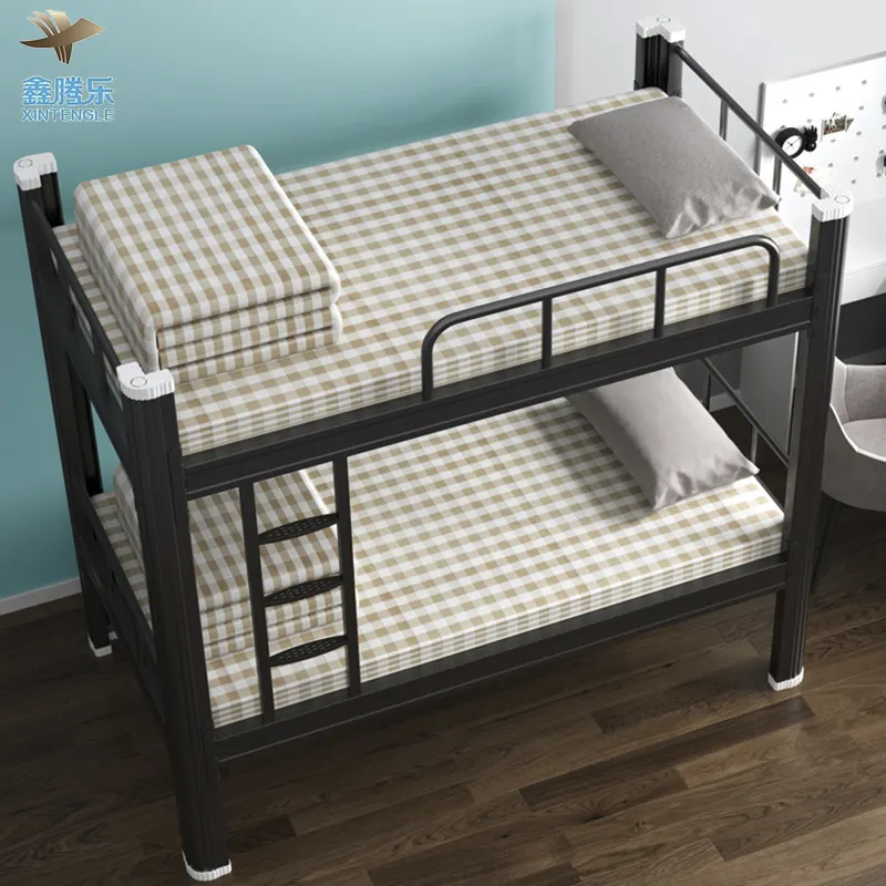 عالية فعالة من حيث التكلفة دائم سرير من الفولاذ بطابقين إطار معدني سرير معدني الصلب