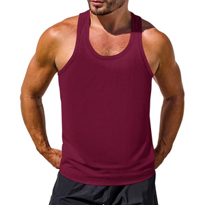 Chaleco Deportivo Casual de Verano F121, Tejido de Punto, Estilo Waffle, Color Sólido, Forma de I, para Hombre - Product Image 2