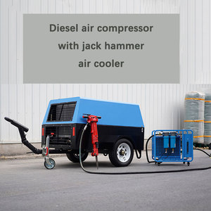 Compressore d'Aria Diesel Mobile Portatile da 120CFM con Motore Cinese per Perforazione e Attività Minerarie - Product Image 4