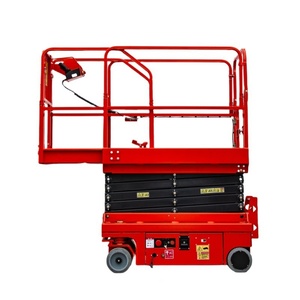 Plataforma Elevadora Móvil de Tijera para 2-6 Personas, Elevador Eléctrico Portátil, Plataforma de Trabajo Aérea Vertical Pequeña - Product Image 4