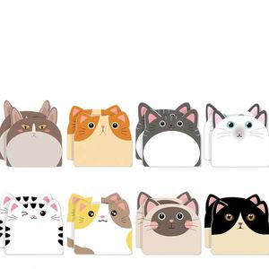 Bloc de Notas con Diseño de Gatos de Dibujos Animados, Notas Adhesivas Reutilizables, Fuerte Adhesión, Diseño Transfronterizo para Oficina, Estudio, Regalo Escolar Perfecto - Product Image 5