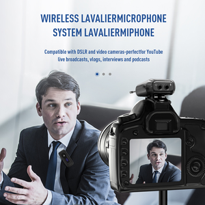 BG-141/142U Microphone professionnel Mini Ultra haute fréquence sans fil Lavalier caméra Microphone téléphonique pour conférence WiFi - Product Image 6