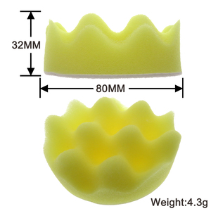 Nhà máy trực tiếp 8pcs 3inch xe Sponge <span class=keywords><strong>Buffing</strong></span> Pads với M10 khoan Adaptor bọt đánh bóng Pads Mixed Set cho xe cơ thể đánh bóng - Product Image 2