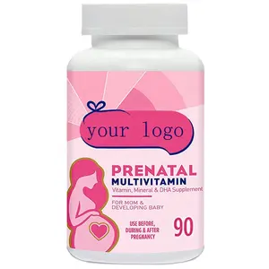 Folik asit dha omega 3 takviyeleri ile prenatal multivitamin hamile kadın için Pregnant pharma multivitamin tabletler