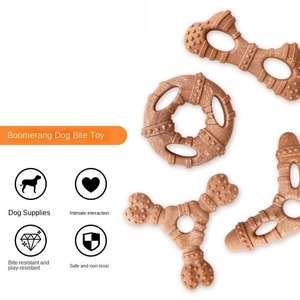 Jouet pour <span class=keywords><strong>chien</strong></span> en forme d'os, bâton à mâcher résistant aux morsures, pour le nettoyage dentaire, pour petits chiens, OEM/ODM - Product Image 1