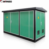 Subestación Compacta Prefabricada para Exteriores Wanbo-179 de 500 kVA, 10 kV, 0.4 kV, Unidad de Distribución de Energía