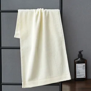 luxury towels bamboo bathroom towel set luxury big size terry towelling fabric