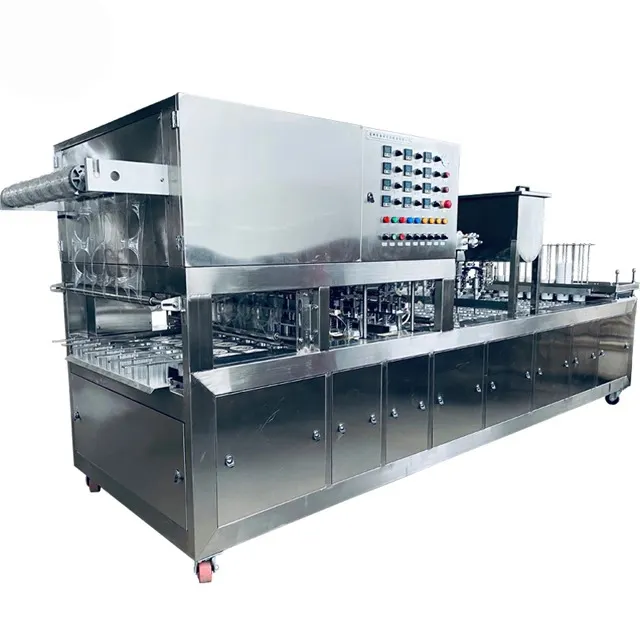 CH60-6C Automatic Lines cup/tray plastic cup Filling Sealing Machine