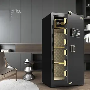 Coffre-fort en acier personnalisé pour hôtel et bureau à domicile Coffre-fort intelligent coffre-fort caché pour l'argent avec empreinte digitale