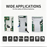 Carte de protection de batterie intelligente YDE 6S-16S 24V 36V 48V 60A 80A 100A LiFePO4 Li-ion avec communication UART RS485 et fonction de chauffage