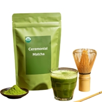 Poudre de Matcha Cérémonial Premium 6A-10A Naturelle Sans Additifs Thé Vert en Poudre OEM Conditionnement en Boîte et Sachet