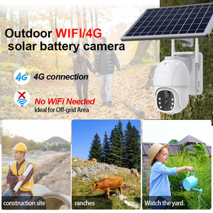 Solar Powered Camera 4MP 2560x1440 HD Night Vision Outdoor Waterproof With Solar Panel For Home Security Monitoring - Product Image 4