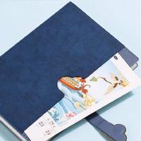 Carnet de notes A5 personnalisé à spirale avec couverture en tissu, idéal pour le bureau, au design esthétique, journal étudiant – Option cadeau