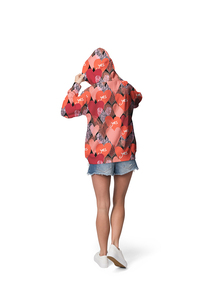2022 Fashion Custom Logo Women <strong>Plus</strong> <strong>Size</strong> Cartoon Hoodie Valentine's Day Oversize Hoodie <strong>Pullover</strong> Sweatshirts - Product Image 4