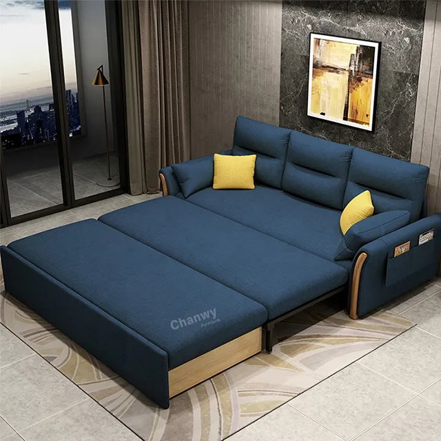 Modern simple style hot sale save space household living room sofas bed furniture with storage