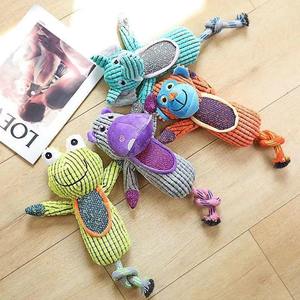 Sıcak satış <span class=keywords><strong>Pet</strong></span> köpek diş temizleme peluş hayvan oyuncaklar gıcırtılı interaktif karikatür moda gıcırtılı peluş çiğnemek oyuncak - Product Image 2