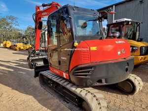 Miniexcavadoras Usadas 98% Nuevas, Excavadora de Orugas Kx080-3s de Marca Superior, Excavadora Usada de Marca Superior Original de Japón - Product Image 5