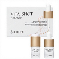 Ampoule Éclaircissante et Blanchissante à la Vitamine C et à l'Acide Hyaluronique pour le Visage – Anti-Âge, Absorption Rapide, Soin Quotidien Doux, Liquide 2 Semaines