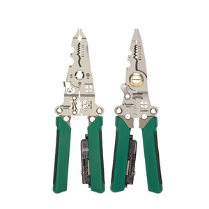 Dénudeur de fils multifonctionnel Tuosen 250210-250211, outil d'électricien pliable avec testeur de tension et affichage LED - Product Image 1