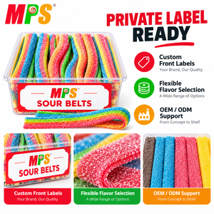 <span class=keywords><strong>Caramelle</strong></span> Halal alla Frutta Aromatizzate al Gusto di Fragola, Deliziose <span class=keywords><strong>Caramelle</strong></span> Gommose Vegetariane - Product Image 3