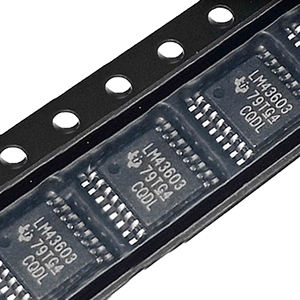 Componentes electrónicos IC, chip regulador de conmutación HTSSOP-16 con serigrafía LM43603 original LM43603PWPR - Product Image 1