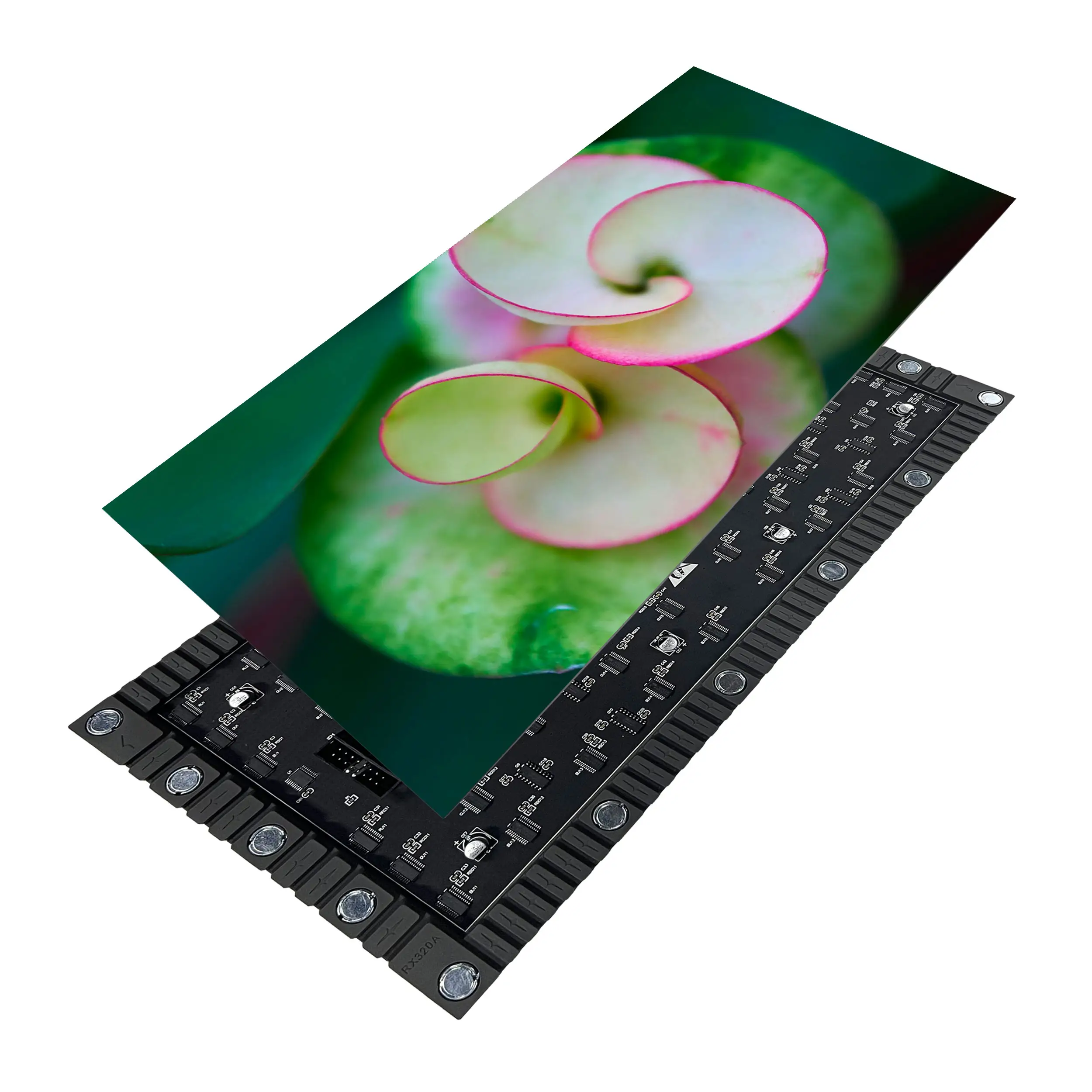 Small spacing P2 digital light billboard with high brightness and low energy consumption customizable shape programming display
