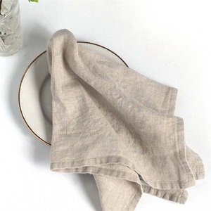 En gros 100% Naturel <span class=keywords><strong>Lin</strong></span> Style Crêpe Serviettes <span class=keywords><strong>de</strong></span> <span class=keywords><strong>Table</strong></span> Hemstitch Restaurant Serviettes <span class=keywords><strong>de</strong></span> <span class=keywords><strong>Table</strong></span> - Product Image 4