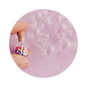 100 flacons en verre miniatures avec bouchon en liège pour potions, mini-bouteilles à vœux pour mariage et projets DIY - Product Image 3