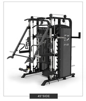 Personnalisation du support: Smith Machine, Power Cage avec système LAT-Pull Down, rack de squat tout-en-un pour la salle de sport à domicile, GY-9000