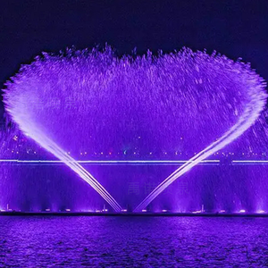 Jets d'eau puissants, spectacle de lumière LED éblouissant, fontaine musicale d'eau de luxe haut de gamme pour extérieur - Product Image 2